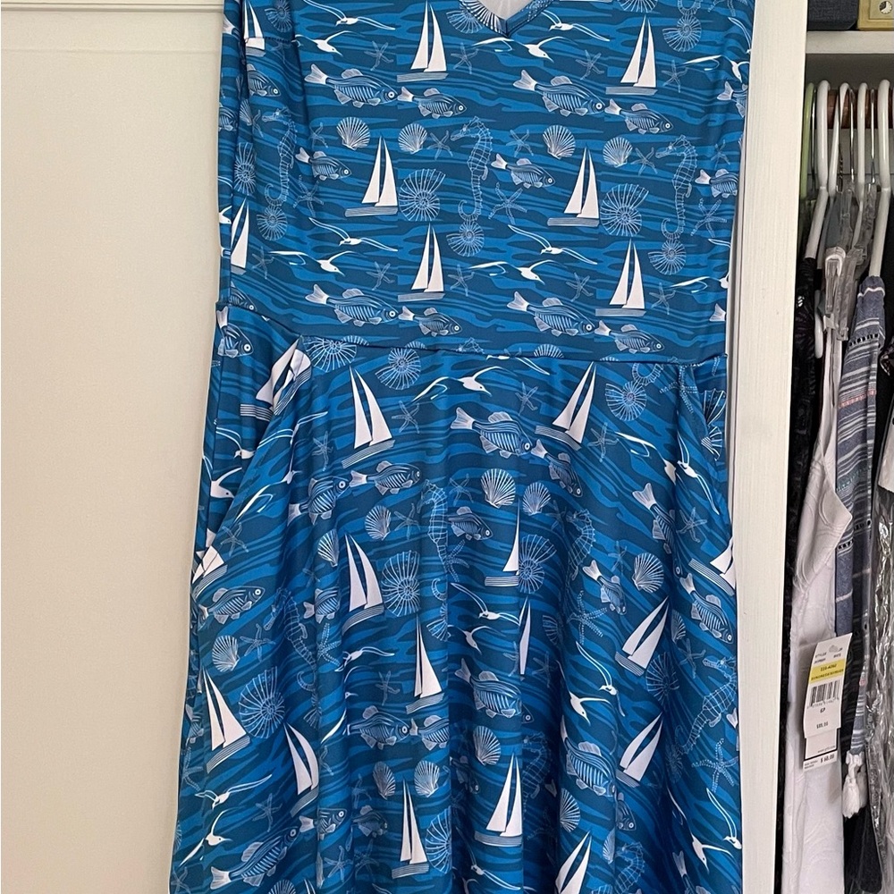 Women’s Blue Nautical Dress